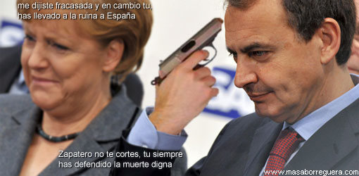 Merkel Zapatero golpe de estado España