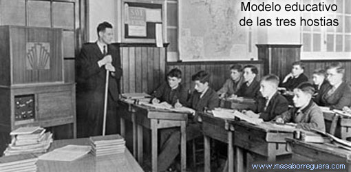 Modelo educativo tres hostias LOGSE LOPEG LODE educacion España