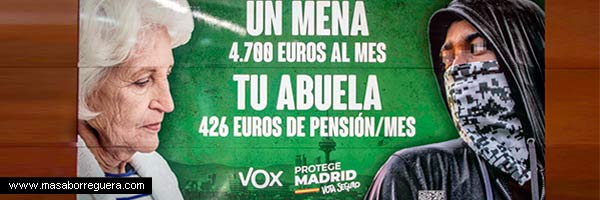 Las mentiras del cartel de Vox