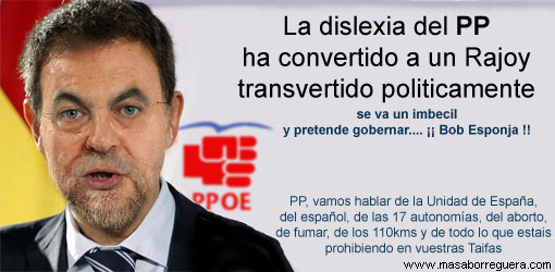 La dislexia del PP Partido Popular España