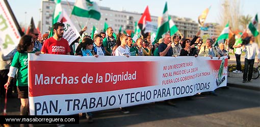 Manifestación marchas por la Dignidad Madrid